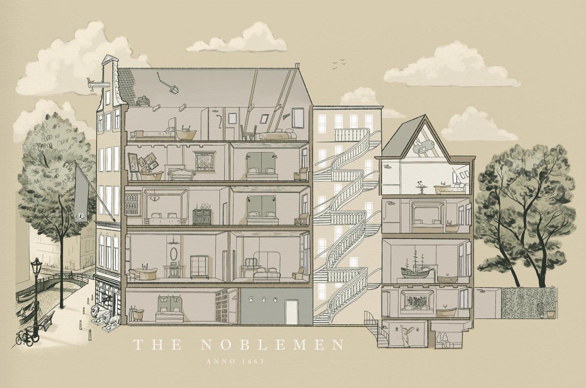 Boutique Hotel The Noblemen Amsterdam Zimmer foto