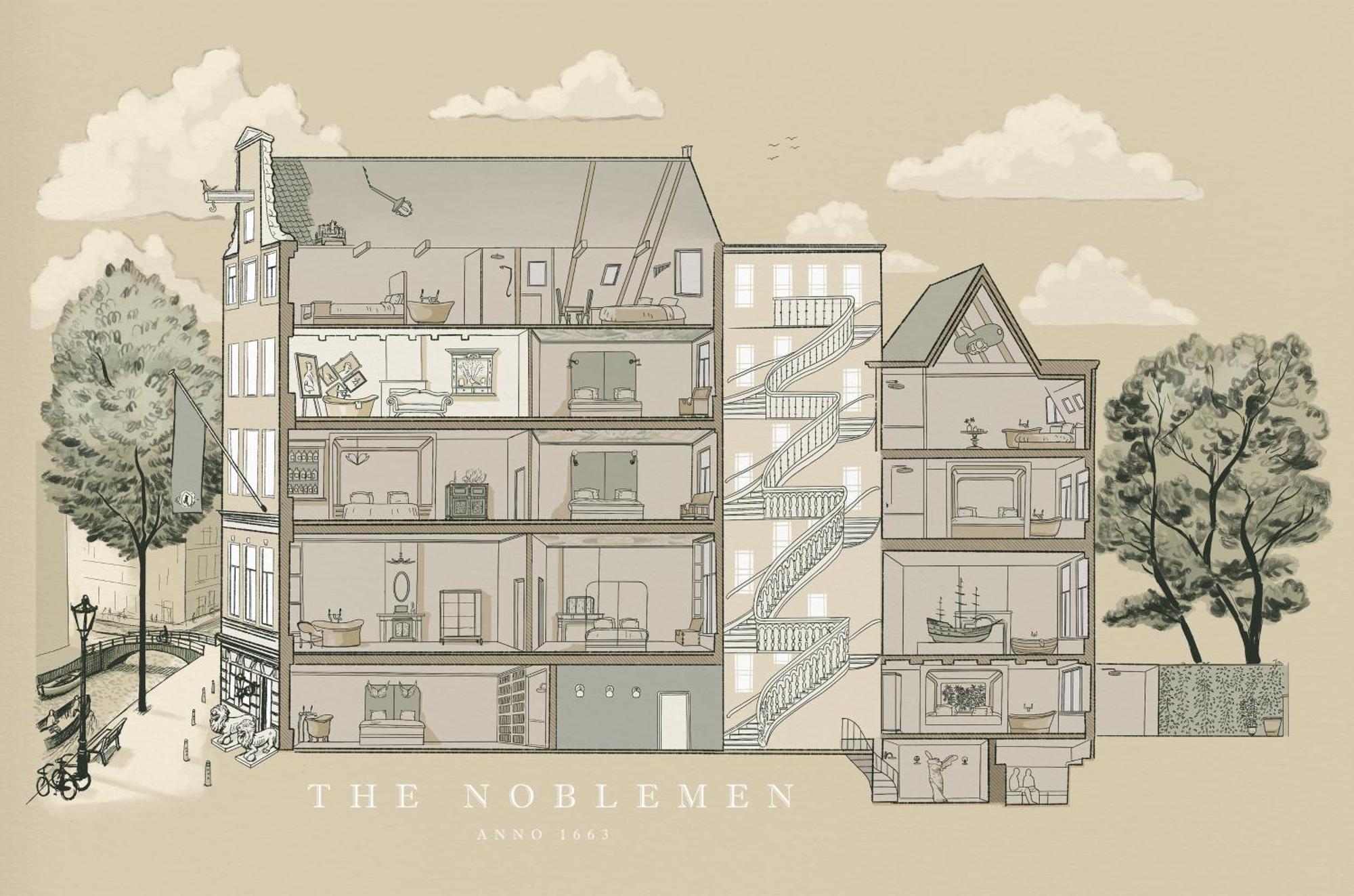 Boutique Hotel The Noblemen Amsterdam Zimmer foto