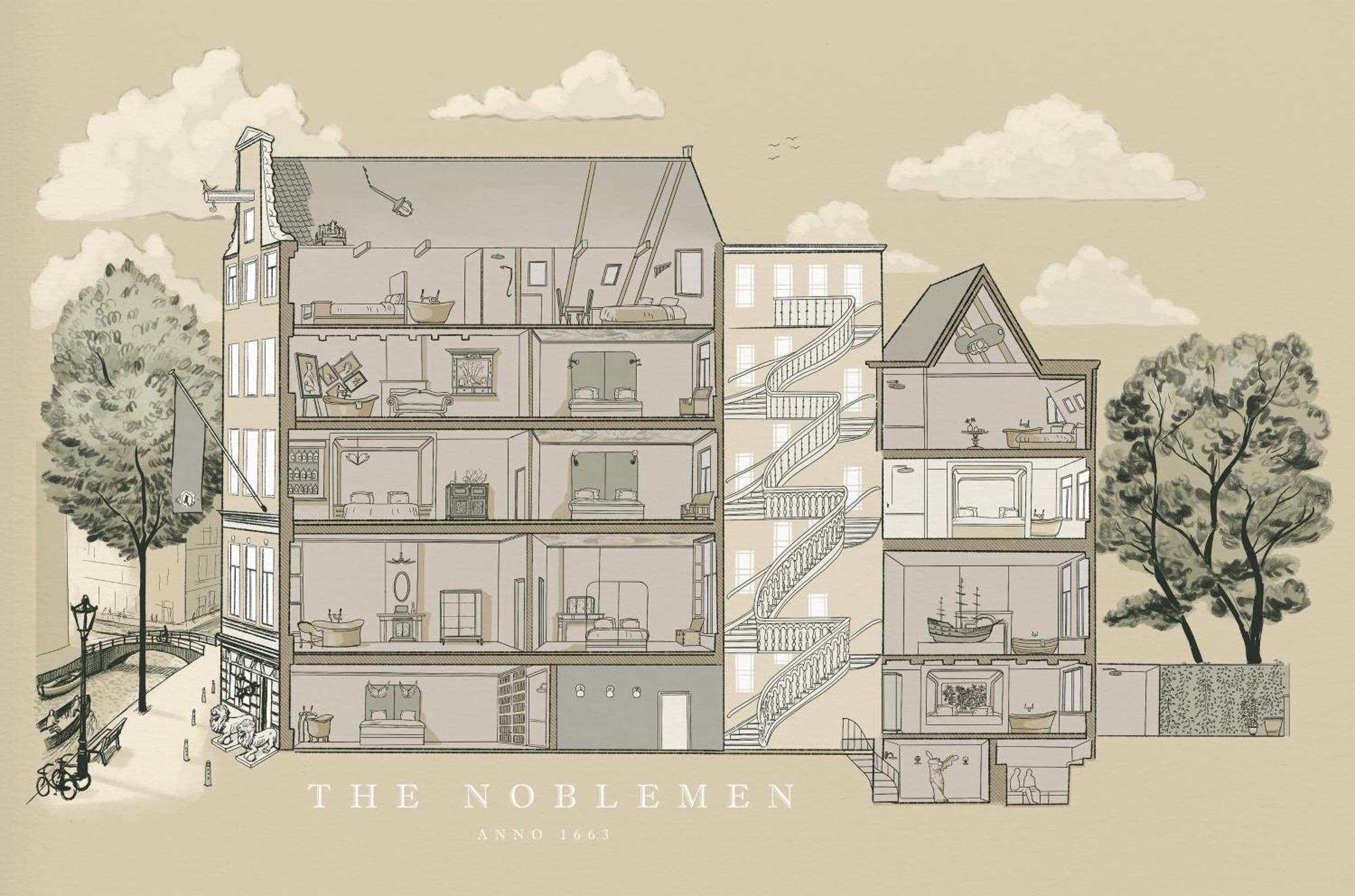 Boutique Hotel The Noblemen Amsterdam Zimmer foto