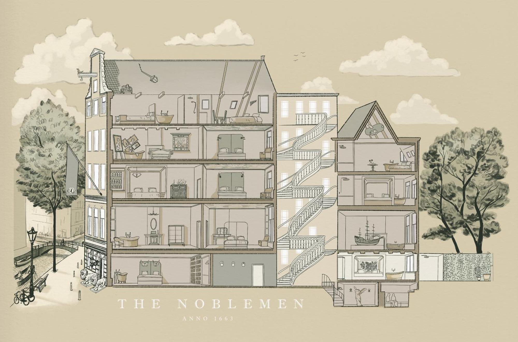 Boutique Hotel The Noblemen Amsterdam Zimmer foto