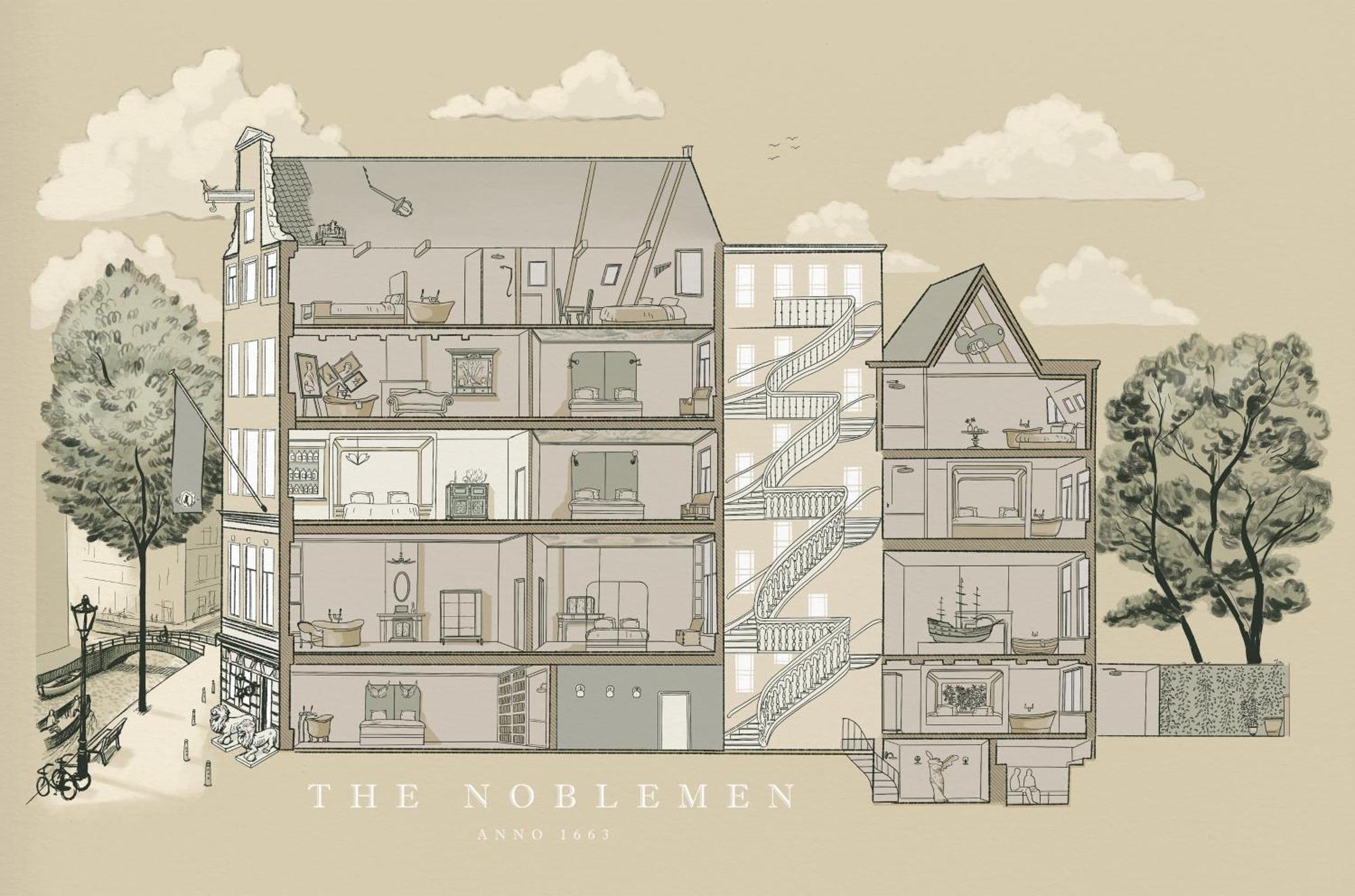 Boutique Hotel The Noblemen Amsterdam Zimmer foto