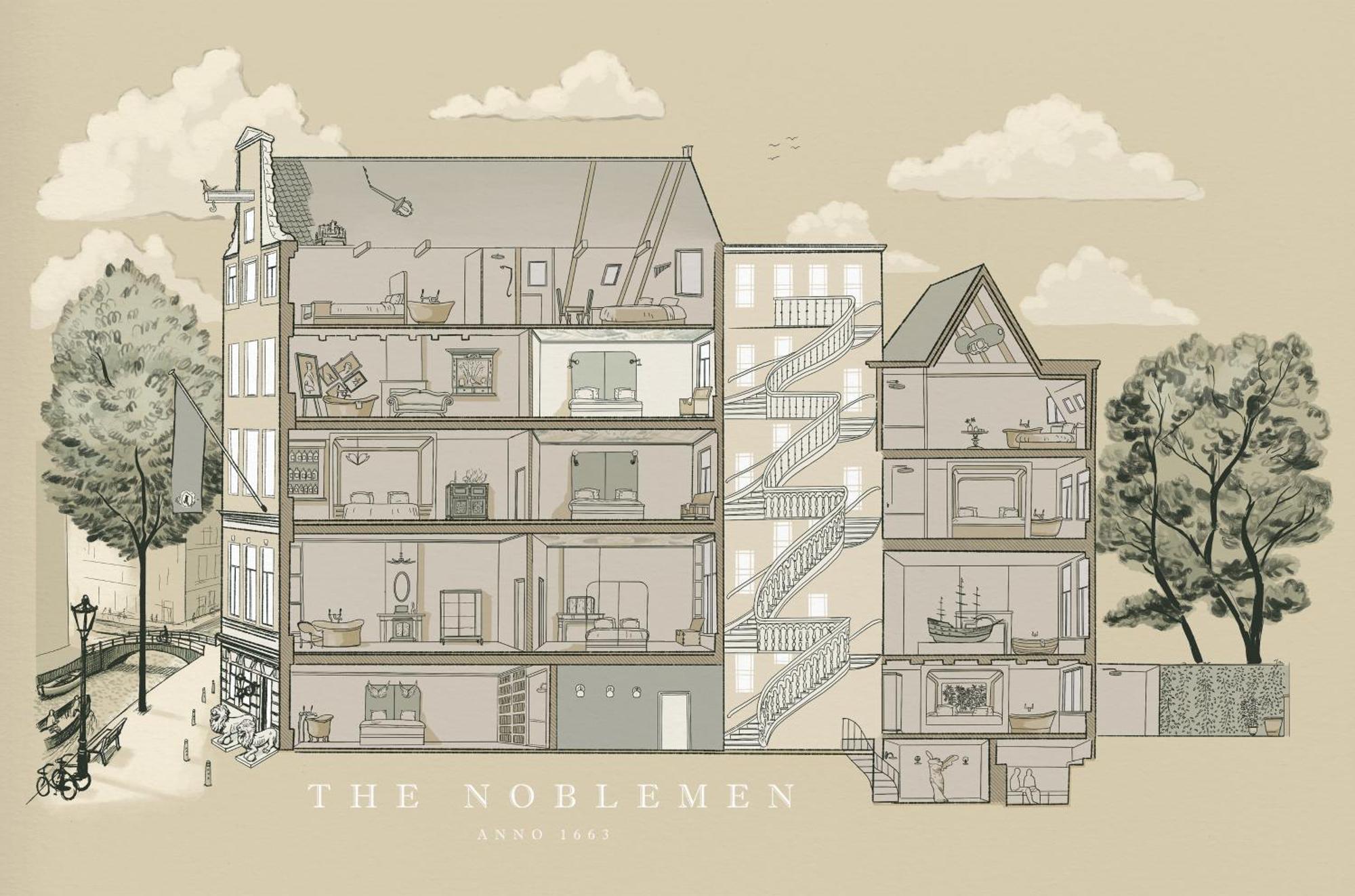 Boutique Hotel The Noblemen Amsterdam Zimmer foto